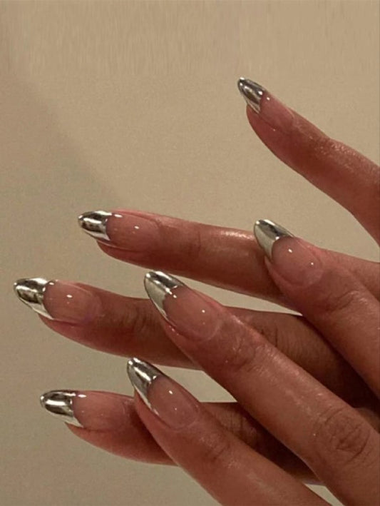 shein nails - fake nails - french nails